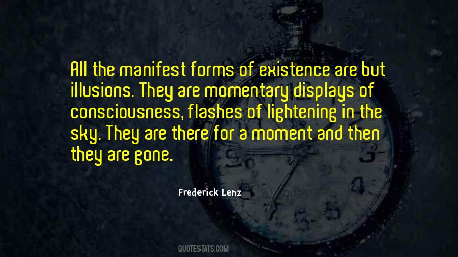 Momentary Existence Quotes #675039