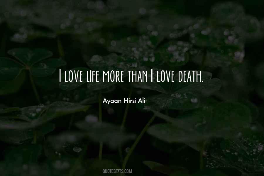 Quotes About Love Death #1358337