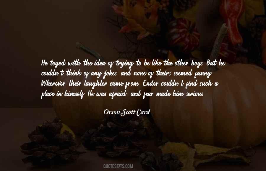 Fear Of Trying Quotes #1423043