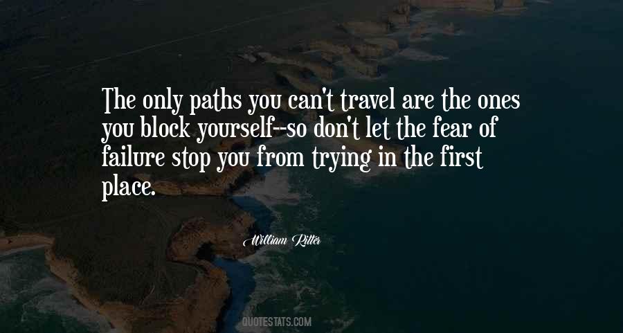 Fear Of Trying Quotes #1800249