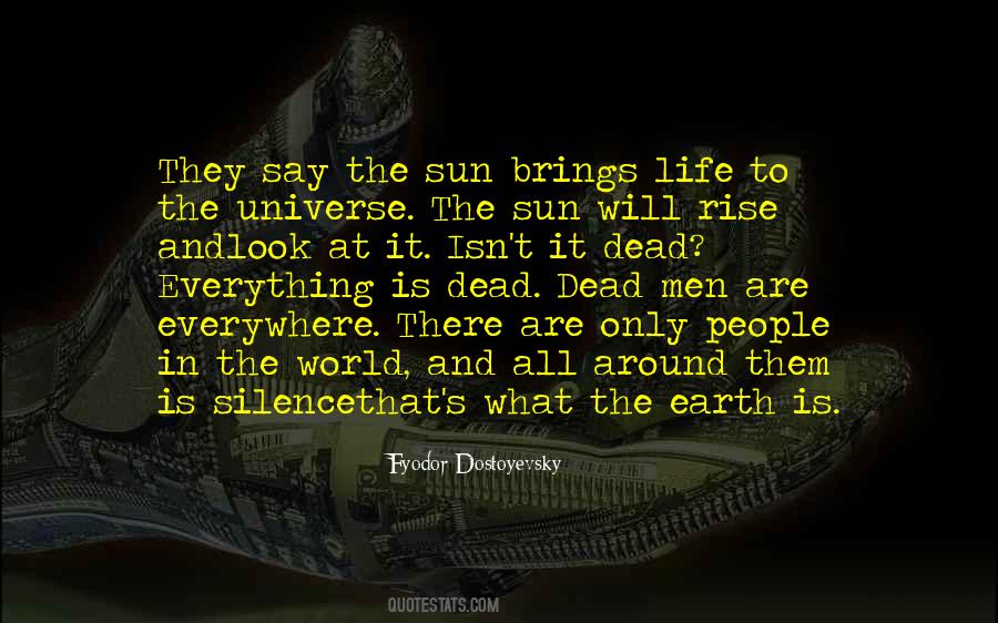 Sun And Earth Quotes #417778
