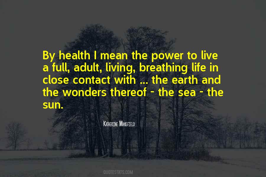 Sun And Earth Quotes #498956