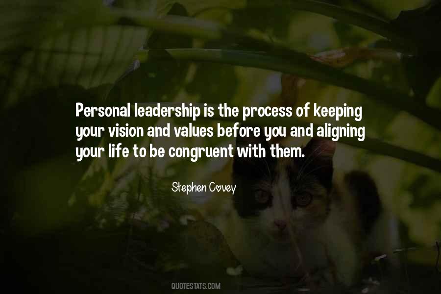 Personal Leadership Quotes #173930