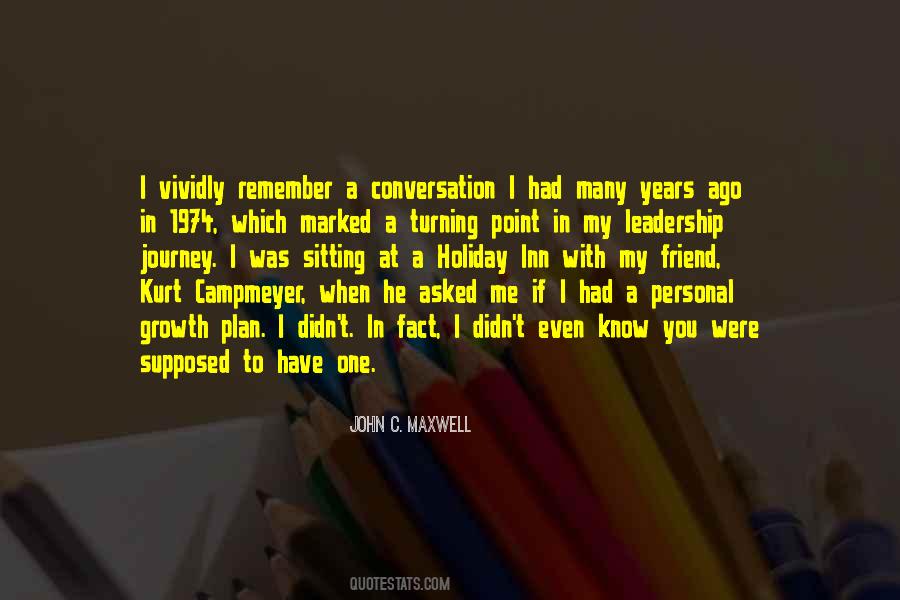 Personal Leadership Quotes #177525
