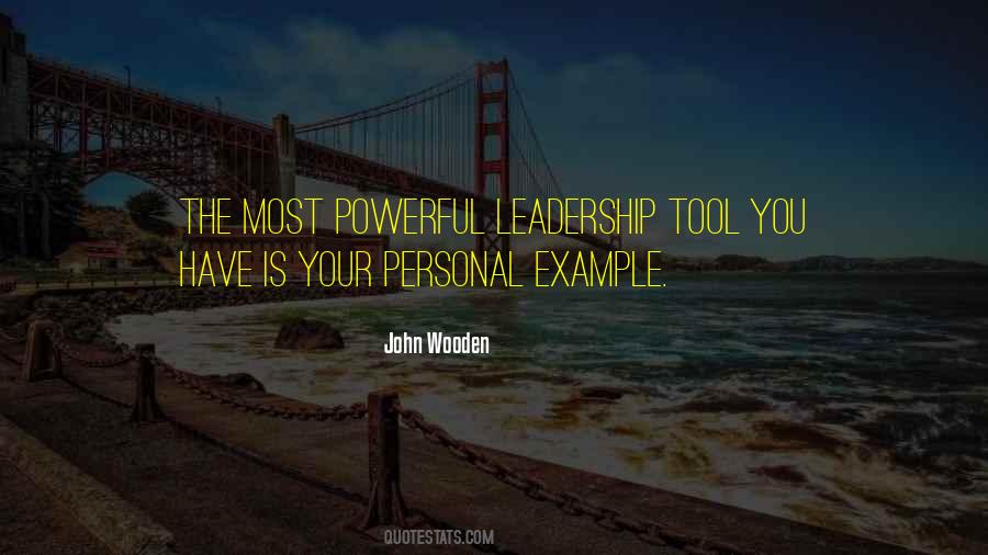 Personal Leadership Quotes #468911