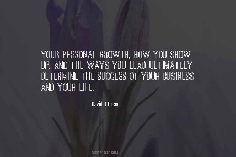 Personal Leadership Quotes #487758