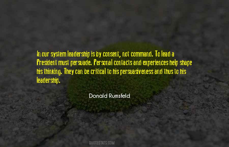 Personal Leadership Quotes #854369