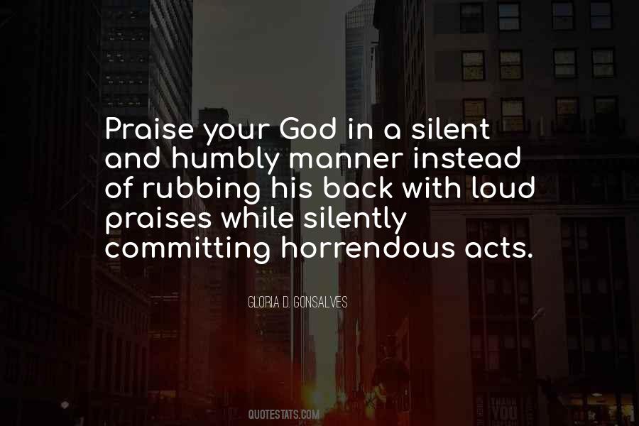 Praises For God Quotes #1848017