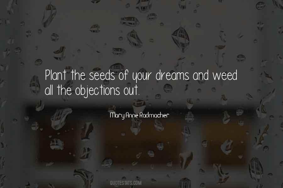 Plant The Seeds Of Dreams Quotes #1536740