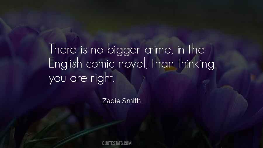 Crime Novel Quotes #256745