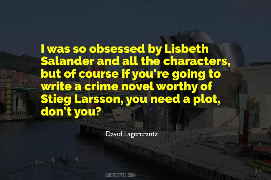 Crime Novel Quotes #869496