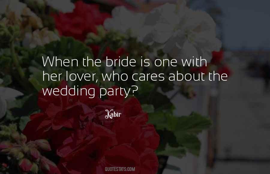 Bride Wedding Quotes #1486288