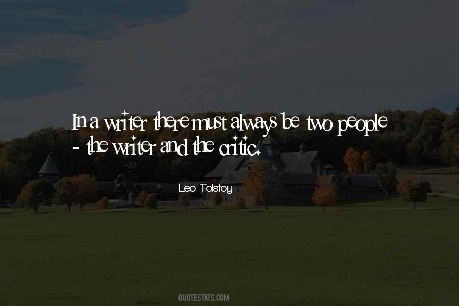 Writer Tolstoy Quotes #1836311