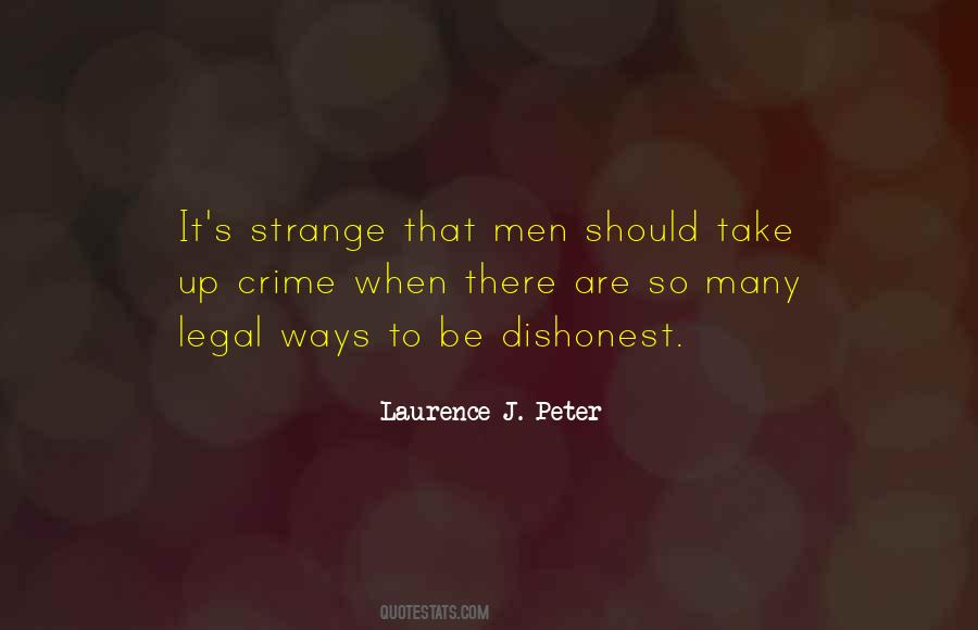 Strange Crime Quotes #1391768