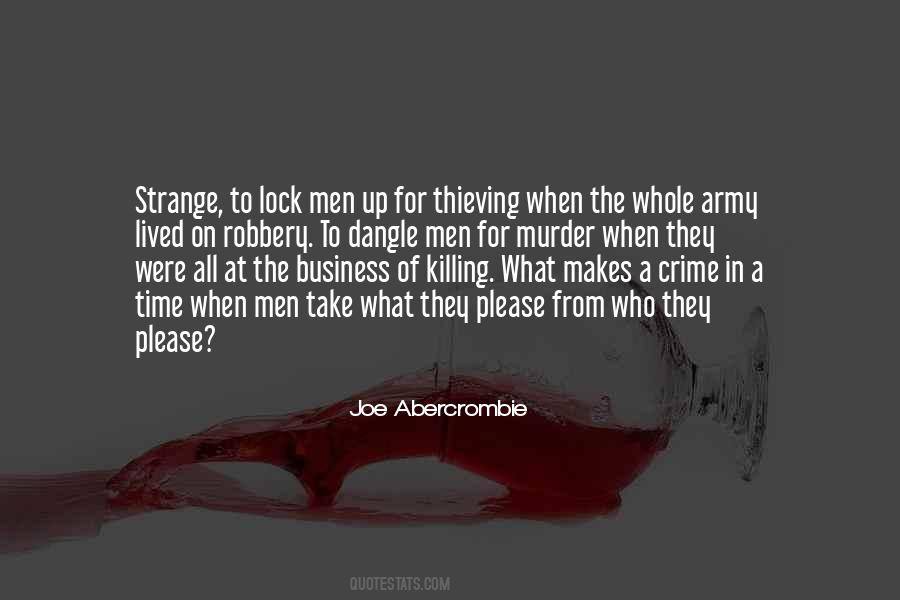 Strange Crime Quotes #1495165