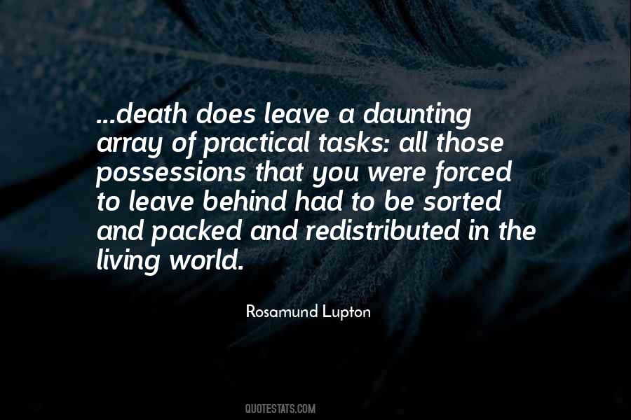 Leave The World Behind Quotes #605462