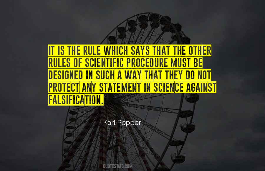 Karl Popper Falsification Quotes #933297