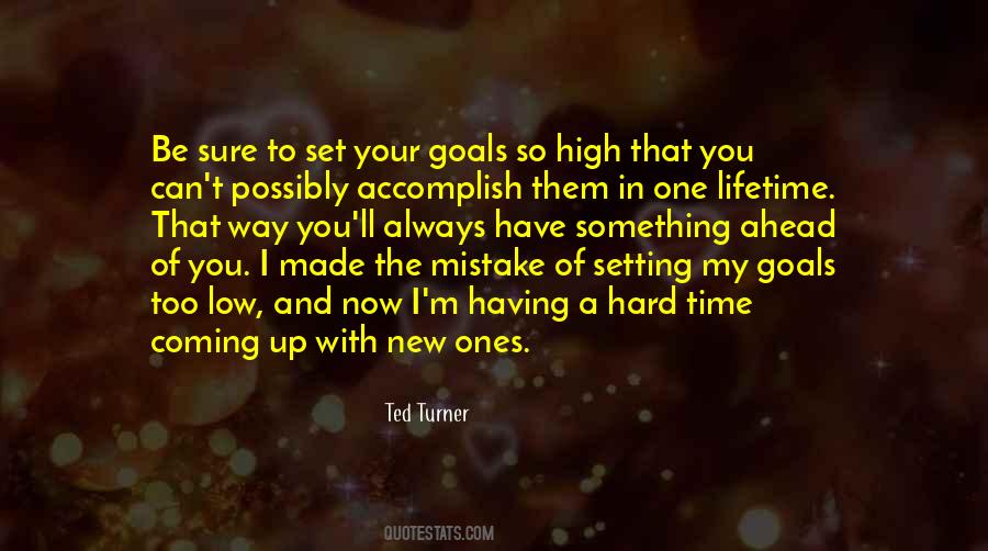 Time Goals Quotes #501191