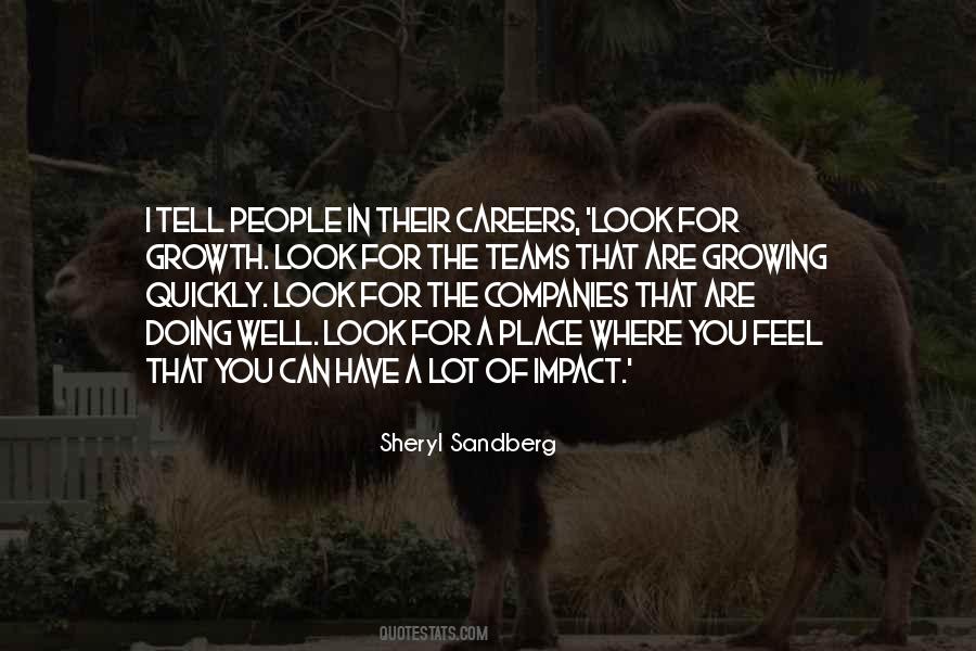 Careers Growth Quotes #74987