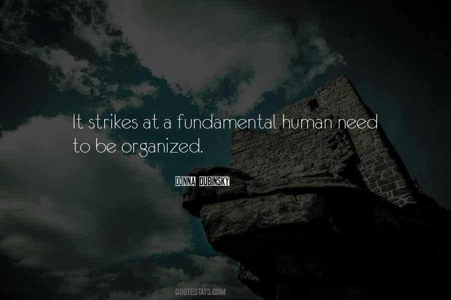 Fundamental Needs Quotes #1509196