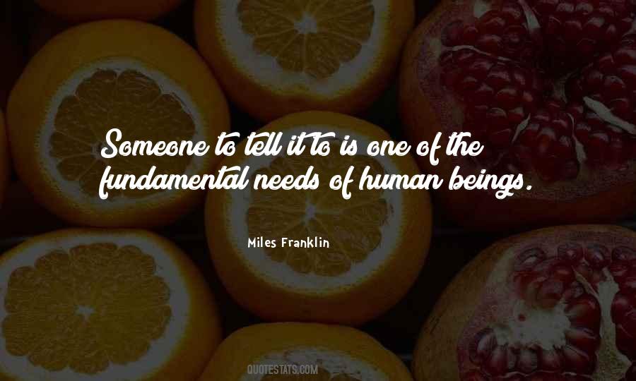 Fundamental Needs Quotes #1760982