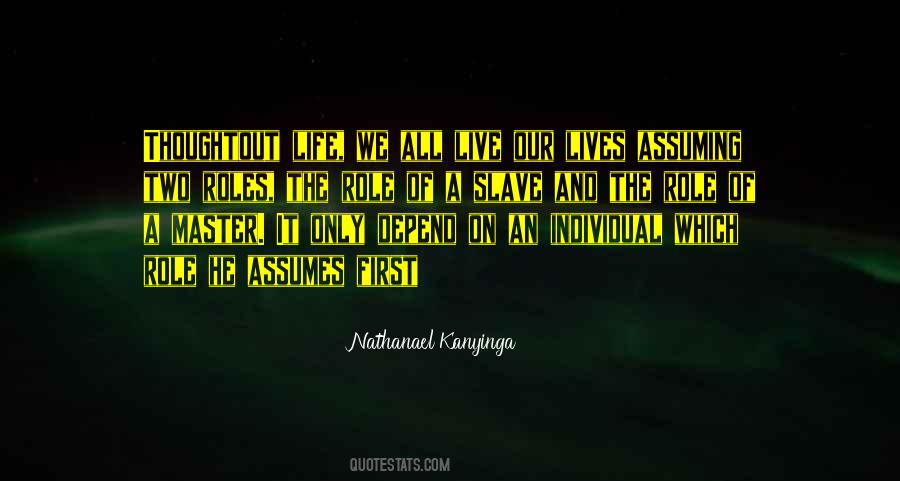 Individual Life Quotes #121896