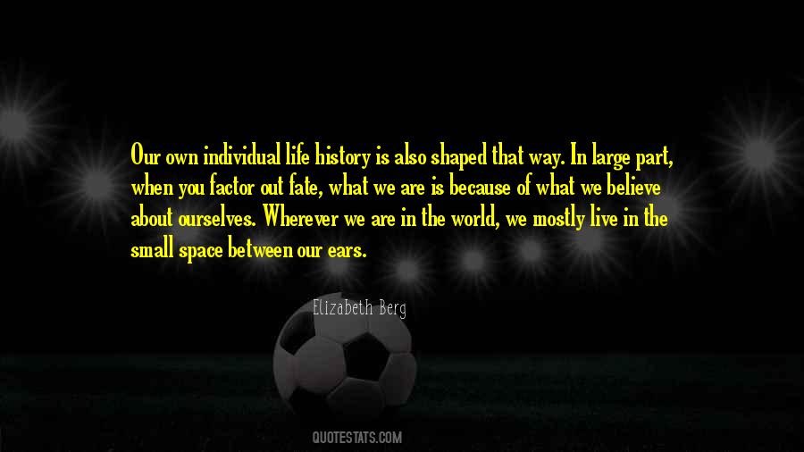 Individual Life Quotes #1344464