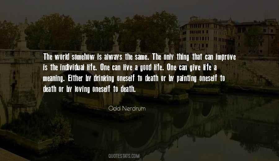 Individual Life Quotes #260387
