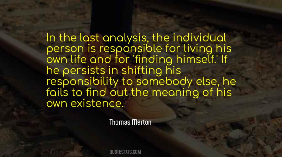 Individual Life Quotes #35478