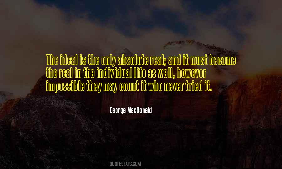 Individual Life Quotes #744194