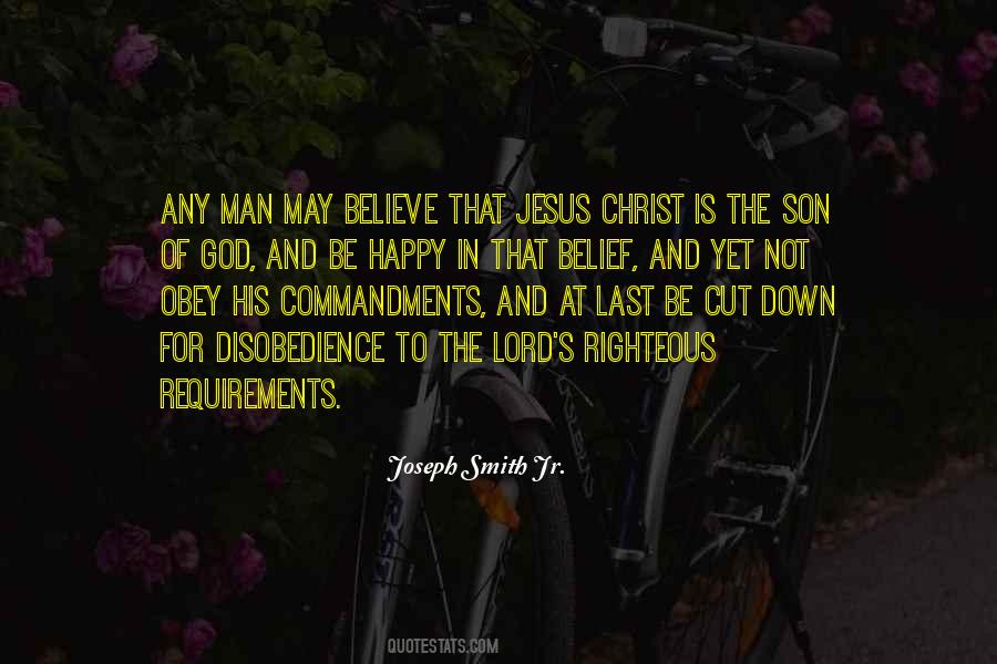 Believe Jesus Christ Quotes #538652