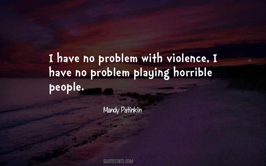 No Violence Quotes #126151