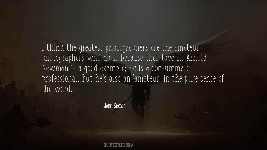 Amateur Vs Professional Quotes #759480