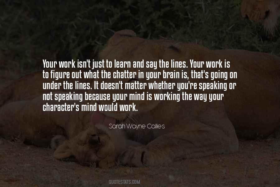 Mind Over Matter When Working Out Quotes #846326