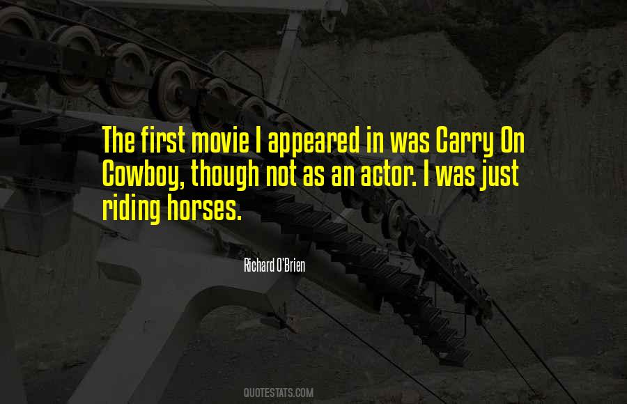Cowboy Movie Quotes #1234261
