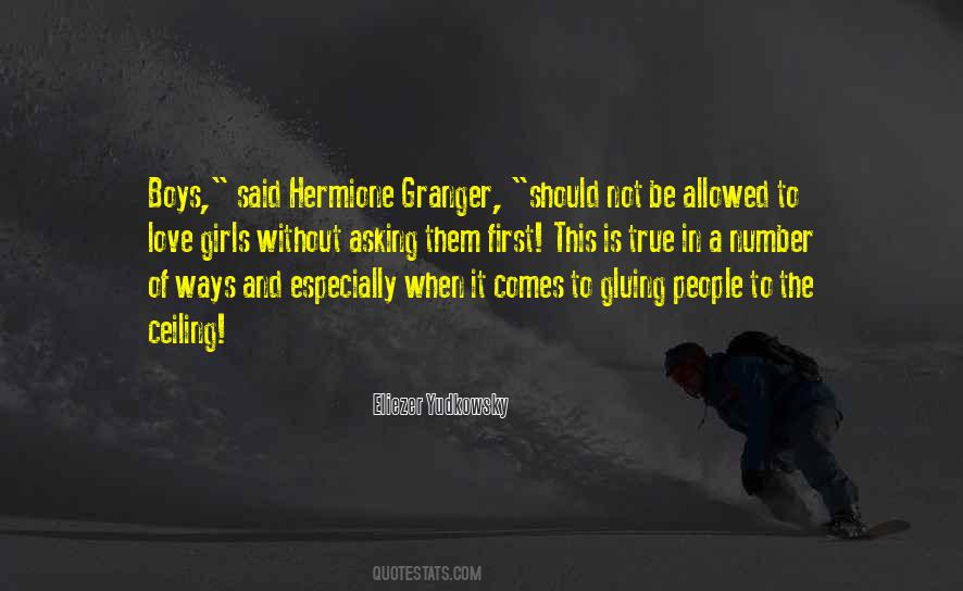 Harry Potter Hermione Granger Quotes #17798