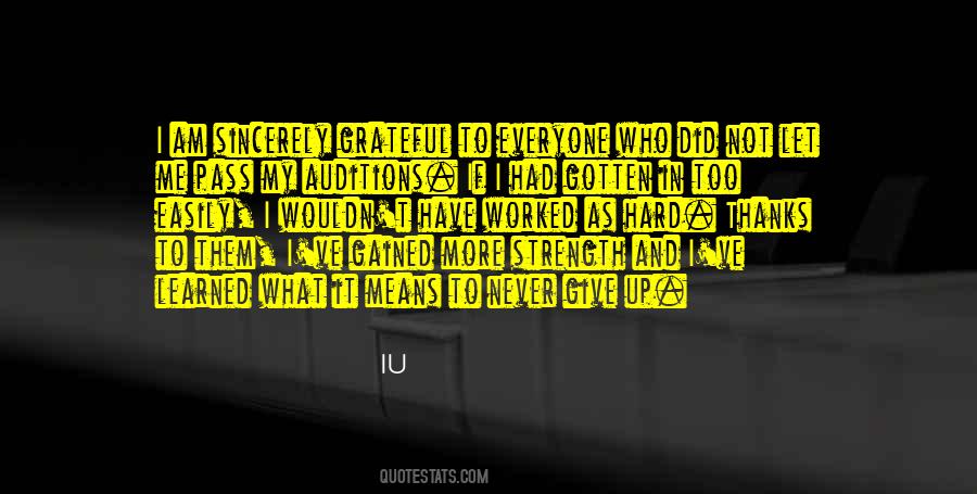 Give Up Easily Quotes #1630550