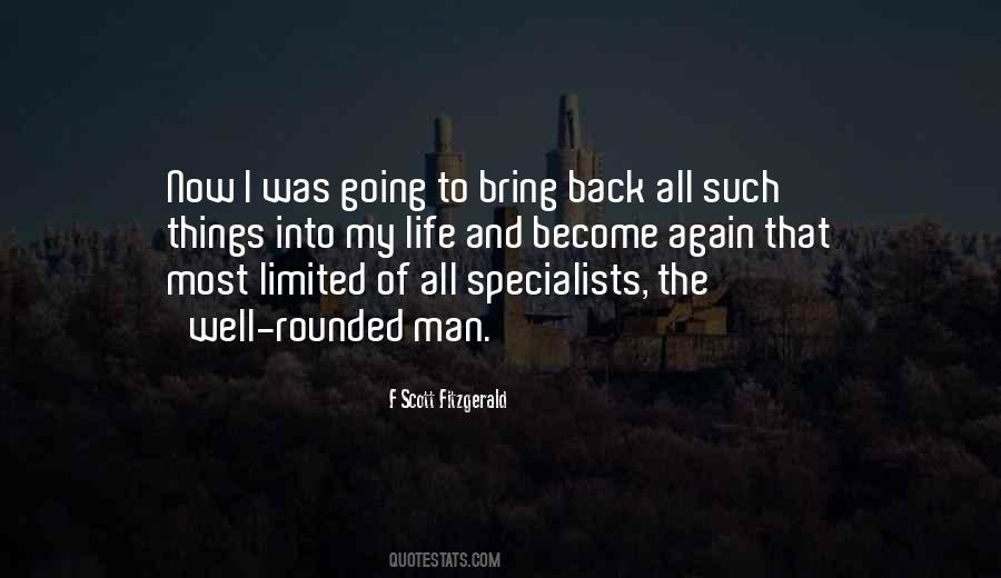 Bring Back To Life Quotes #956407