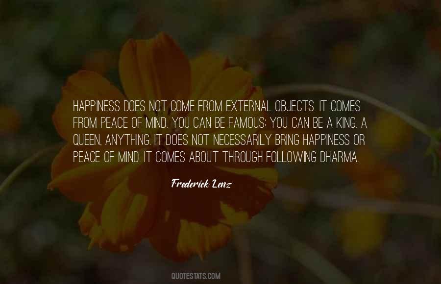 Bring Happiness Quotes #1072433