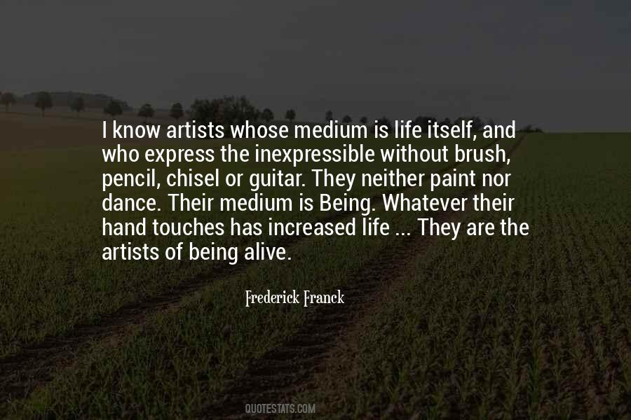 Artists Life Quotes #285013