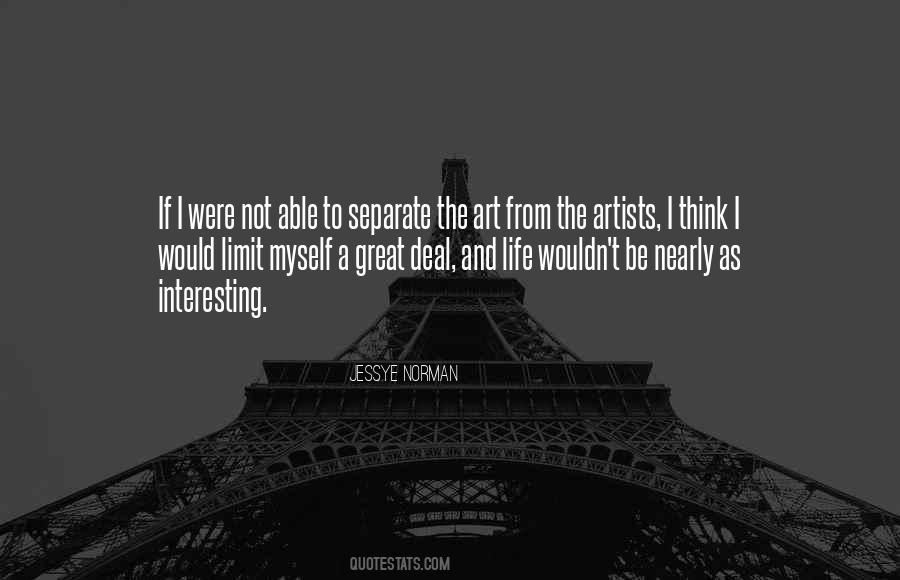 Artists Life Quotes #734719