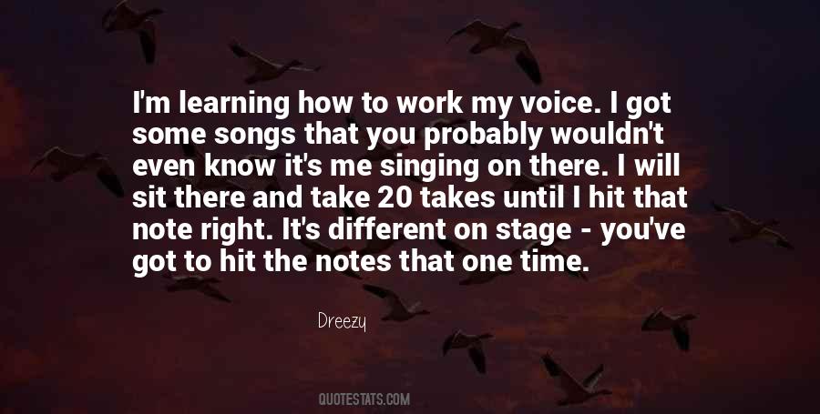 Quotes About The Singing Voice #333007