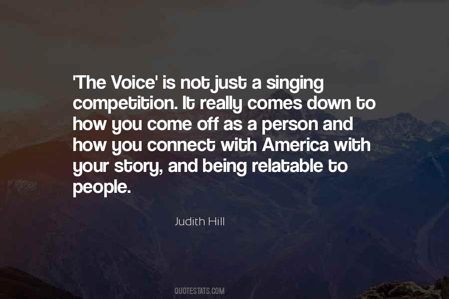 Quotes About The Singing Voice #708435