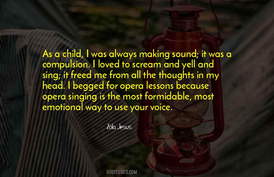 Quotes About The Singing Voice #898408