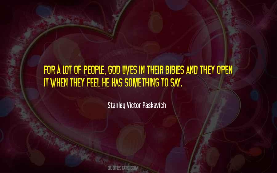 People God Quotes #423781