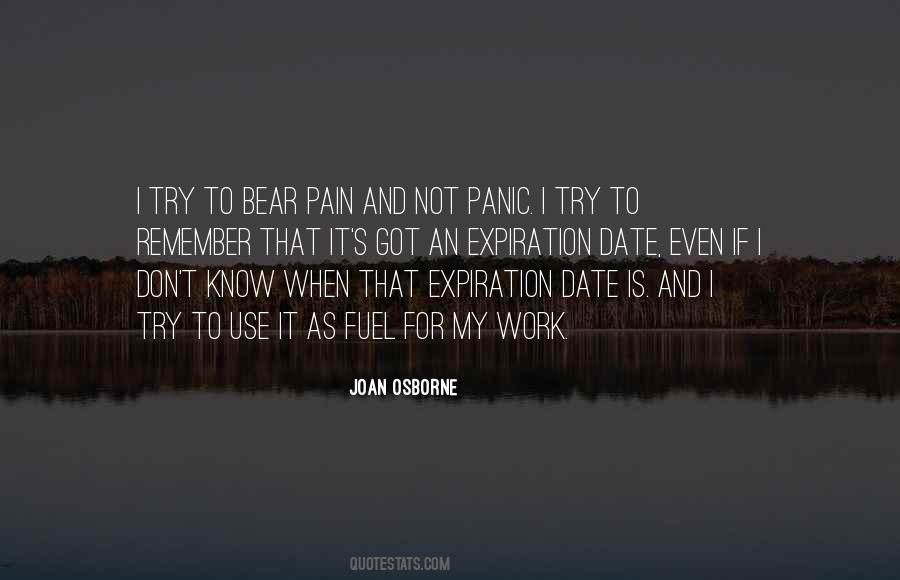 Not To Panic Quotes #1048538