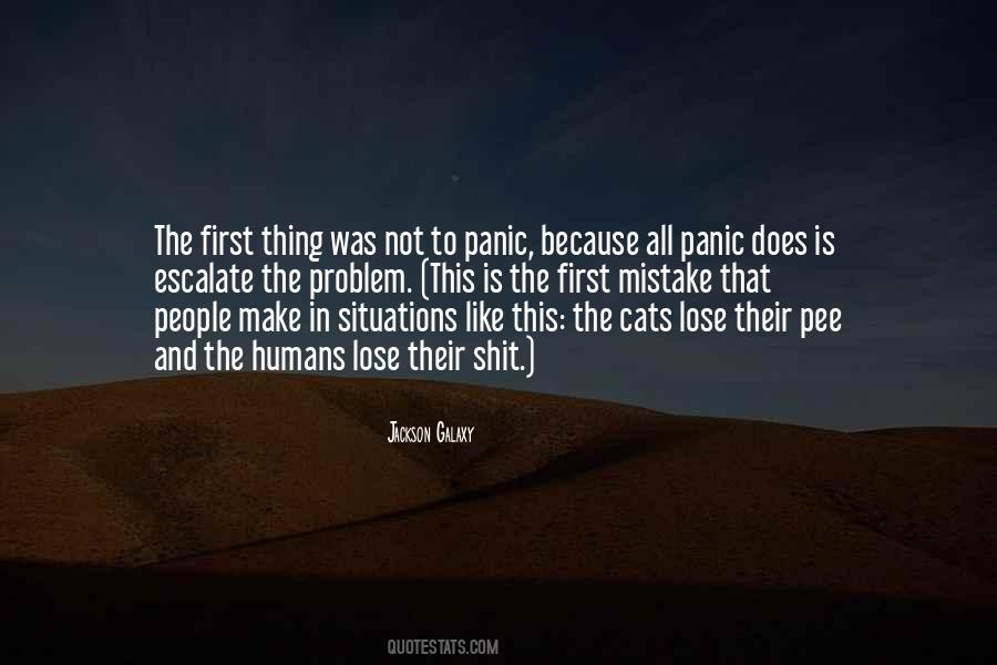 Not To Panic Quotes #134444