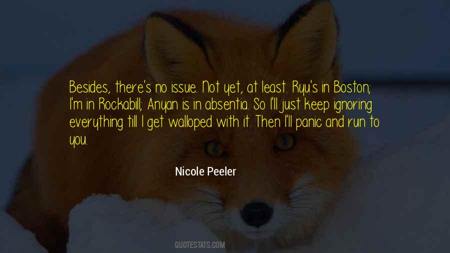 Not To Panic Quotes #915349