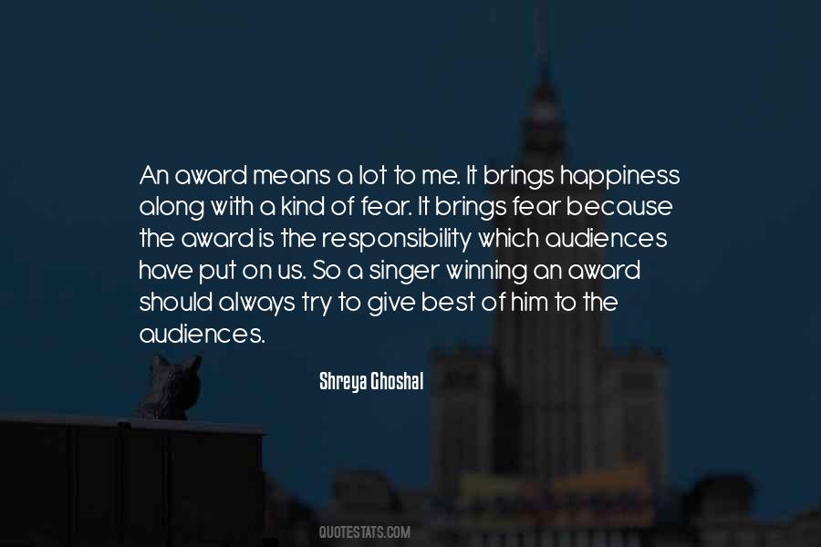 Brings Happiness Quotes #759027