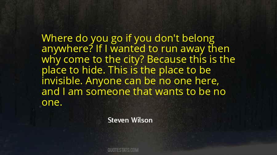 Where I Belong Quotes #562984